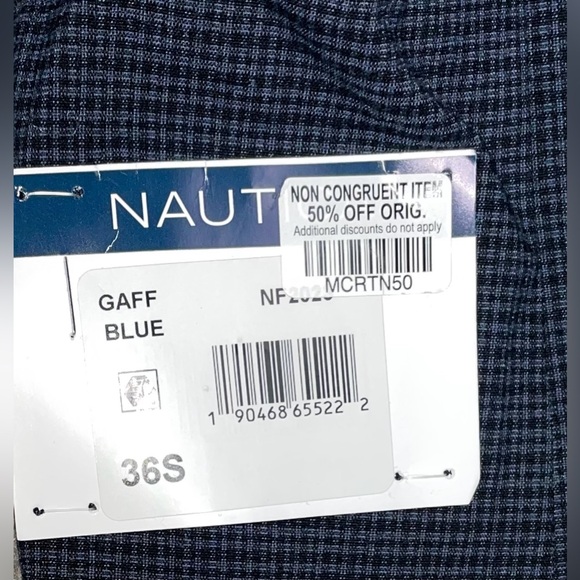 Nautica Men's Ventura Modern Fit Suit Jacket Navy Blue 36S Brand New Blazer - Picture 3 of 4